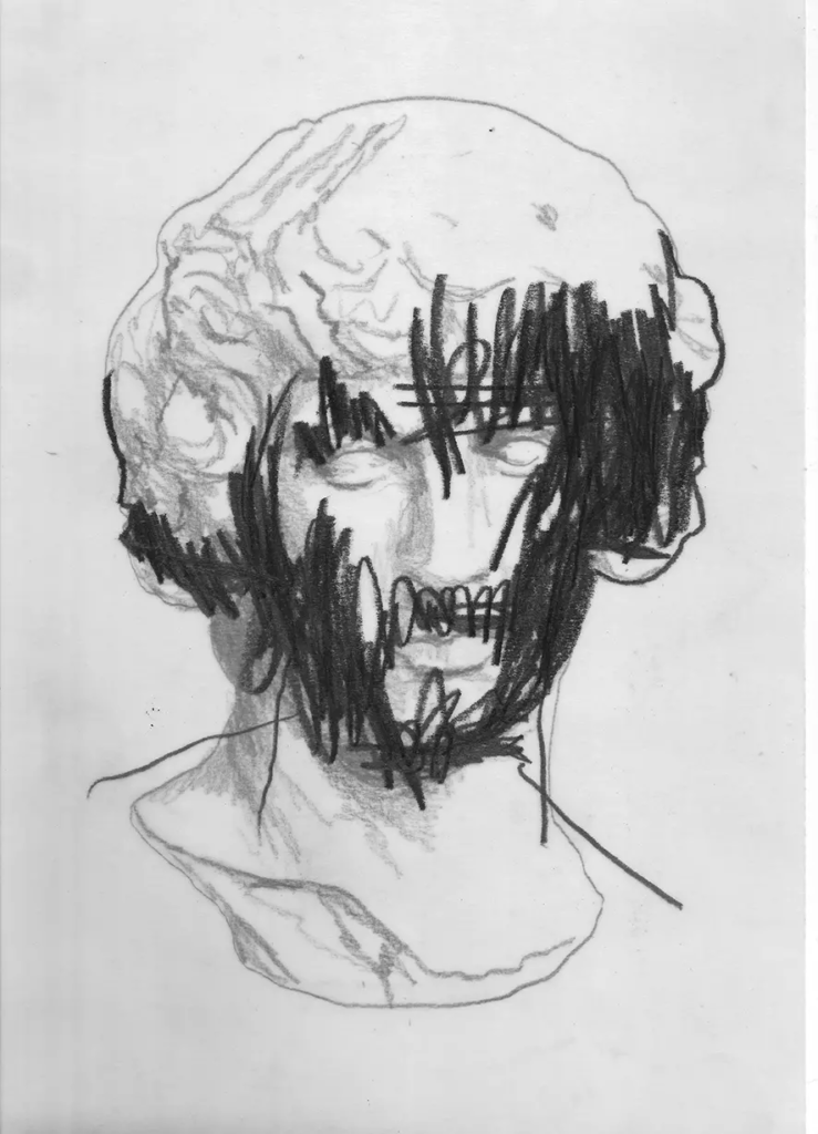 frederic malette-CALIGULA-21X29,7CM-GRAPHITE sur calque 180g sur deux face-2015-17