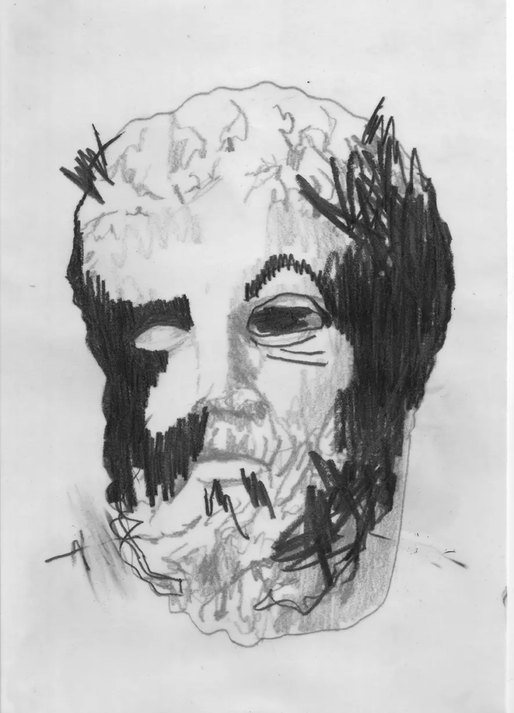 frederic malette-CALIGULA-21X29,7CM-GRAPHITE sur calque 180g sur deux face-2015-18