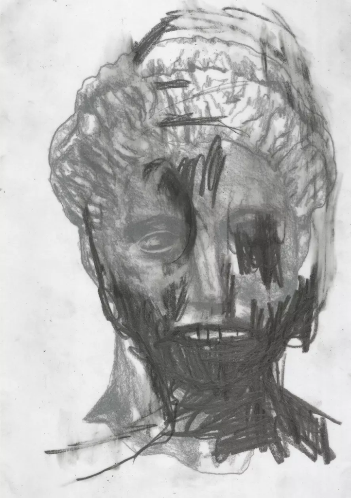 frederic malette-CALIGULA-21X29,7CM-GRAPHITE sur calque 180g sur deux face-2015-2