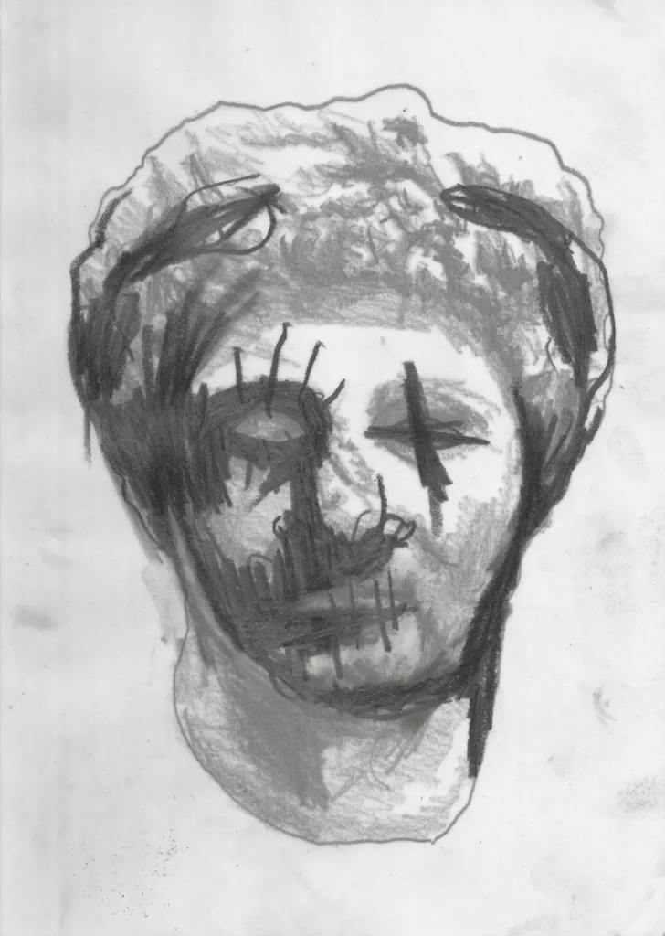 frederic malette-CALIGULA-21X29,7CM-GRAPHITE sur calque 180g sur deux face-2015-25