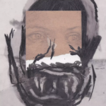 Frederic Malette-embrasse moi comme je mord-21x29,7cm-graphite, acrylique,colle- 14