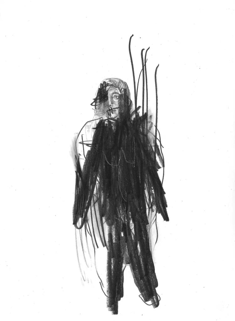 frederic malette-LES PETITS CORPS-21X29,7CM-GRAPHITE-2016-1