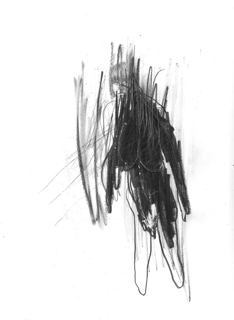 frederic malette-LES PETITS CORPS-21X29,7CM-GRAPHITE-2016-16