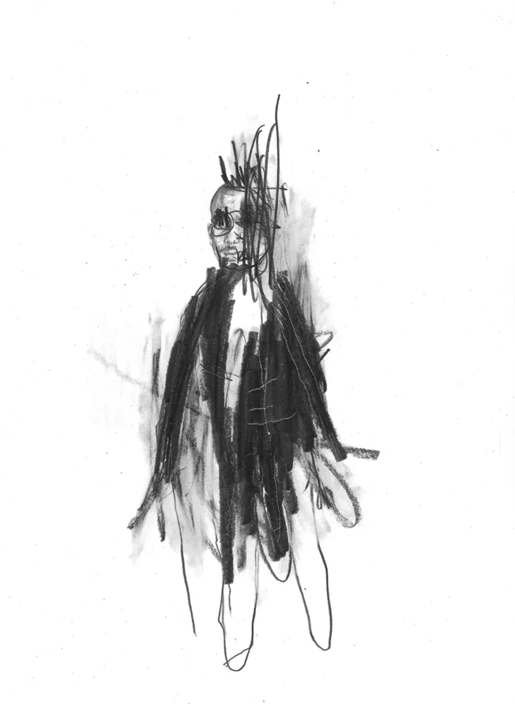 frederic malette-LES PETITS CORPS-21X29,7CM-GRAPHITE-2016- 2
