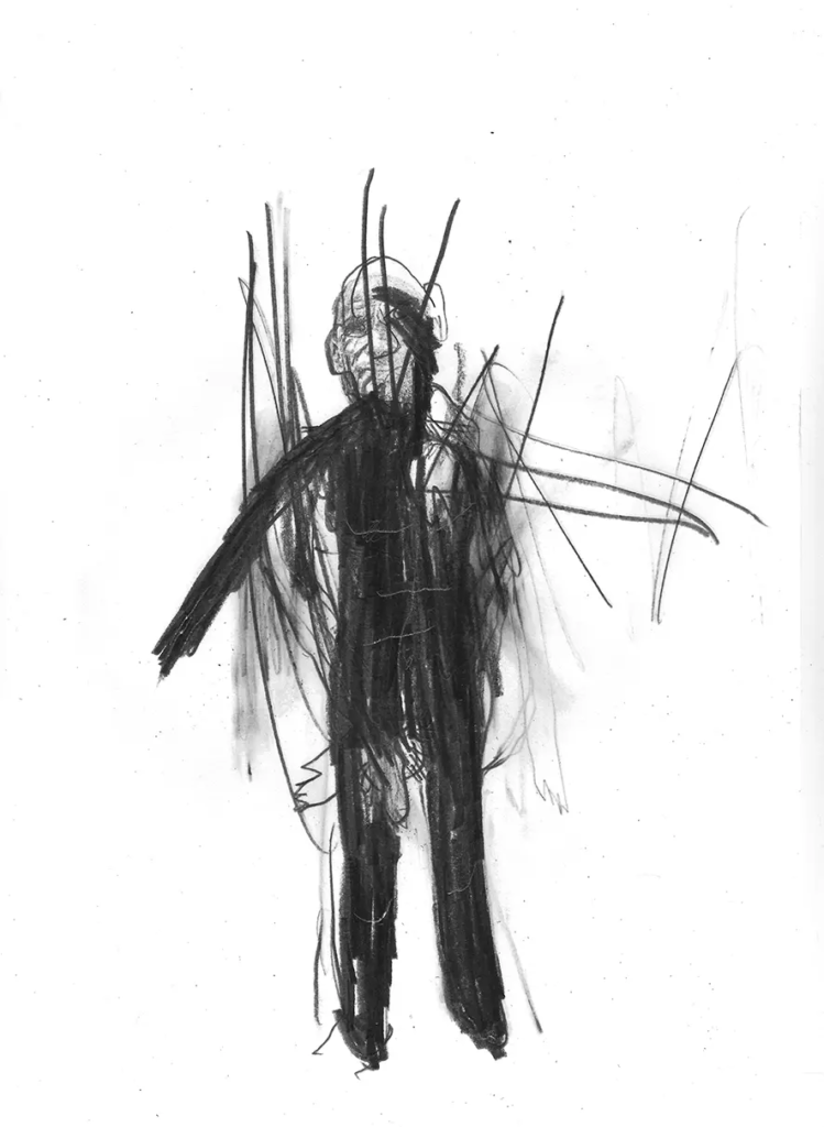 frederic malette-LES PETITS CORPS-21X29,7CM-GRAPHITE-2016