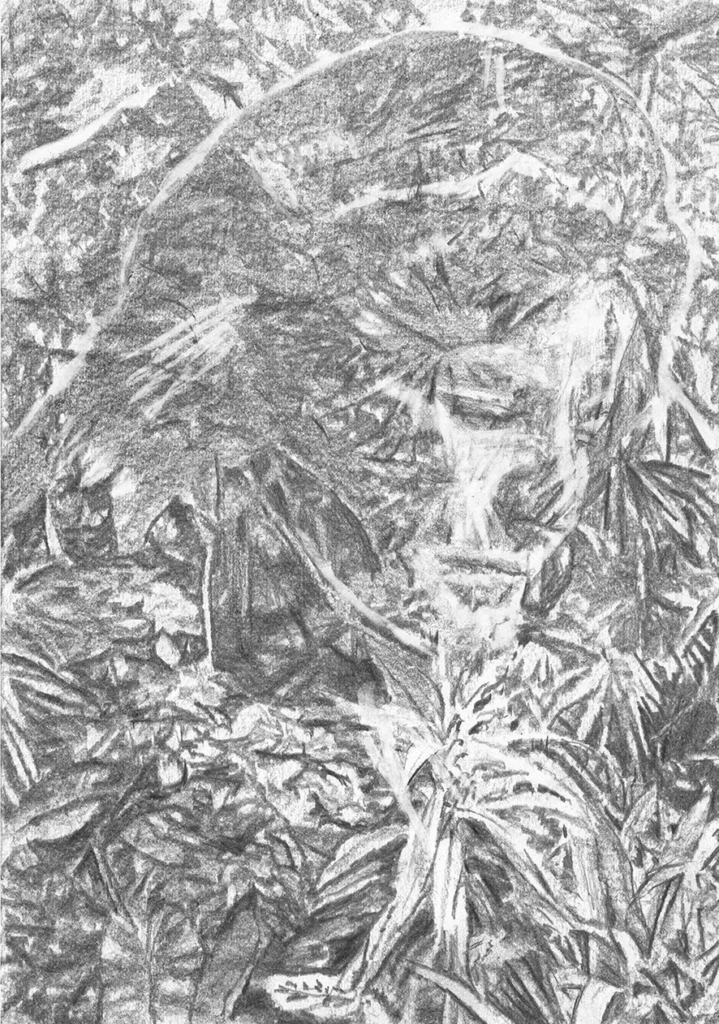 Frederic Malette-Menaçant d exploser au-dela des etoiles-graphite-21x29,7cm-2020-Riantec-1