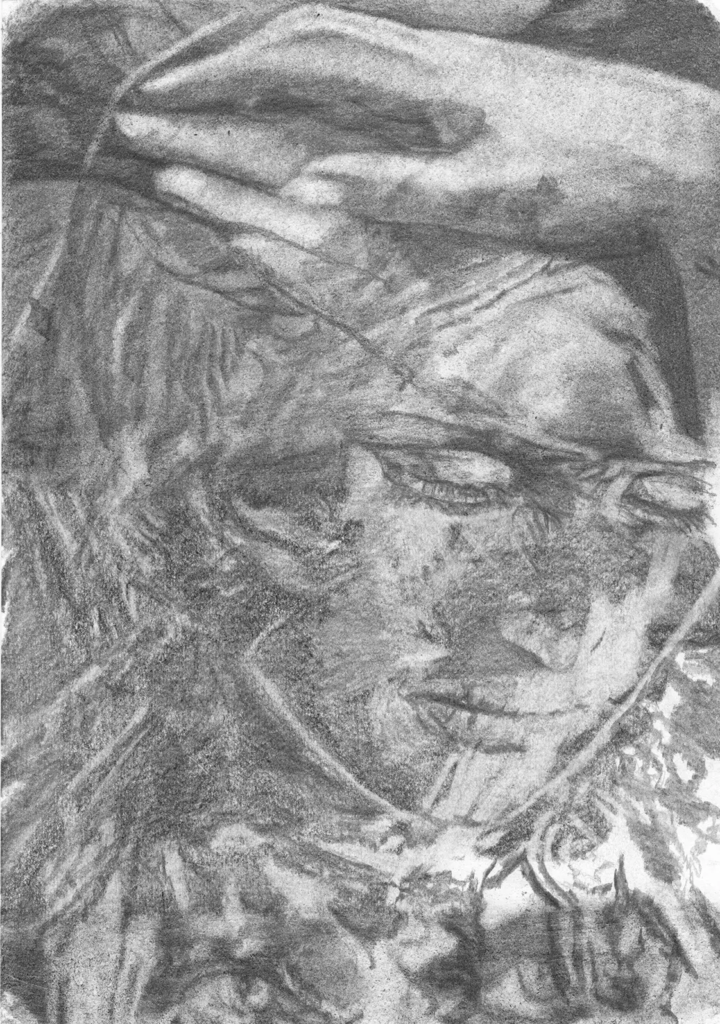Frederic Malette-Menaçant d exploser au-dela des etoiles-graphite-21x29,7cm-2020-Riantec-3